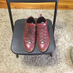 SOLD! Balenciaga Arena burgundy size 10